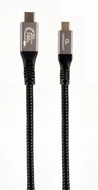 Prémiový kabel PD USB-C 3.2 gen 2 20Gbps 100W 1,5 m
