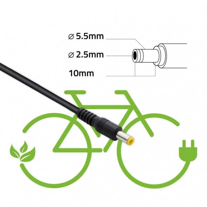 Nabíječka baterií pro elektrokola 36V | 42V | 2A | 5,5*2,5