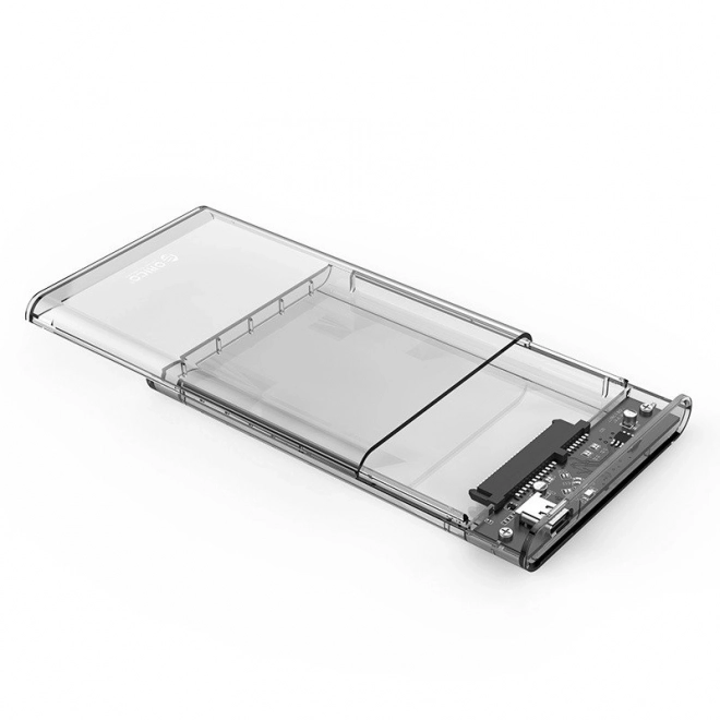 Skříň pevného disku Orico HDD 2,5" + kabely USB 3.1 (10Gb/s), USB-C (5Gb/s)