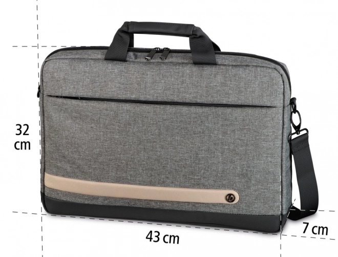 Taška na laptop 15,6 palce Terra šedá