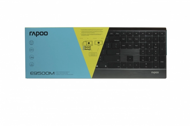 Bezdrátová klávesnice Rapoo Multi-Mode E9500M černá
