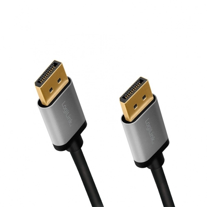 DisplayPort 4K/60 Hz,hliníkový kabel DP/M na DP/M 1m