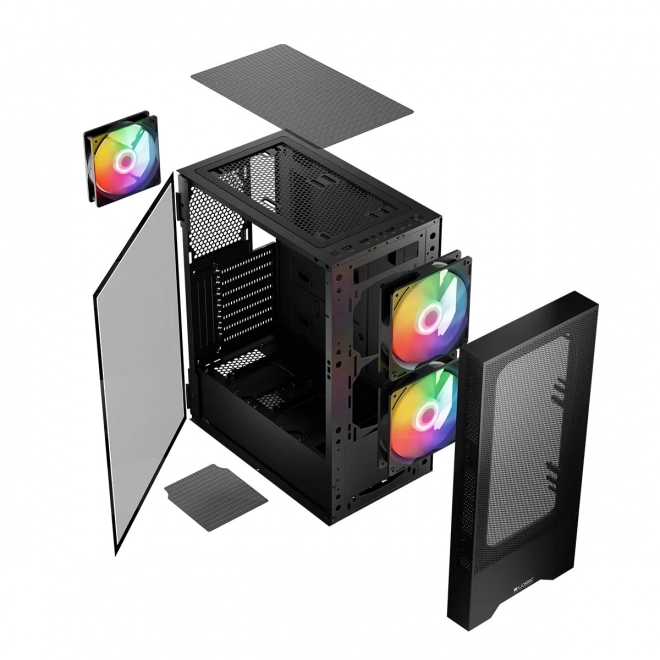 Obudowa Arya ARGB USB 3.0 Midi Tower černá