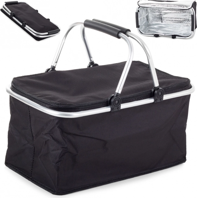 Coș de picnic termic pliabil – černý