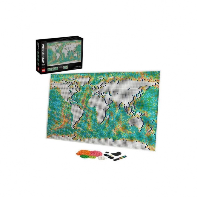 LEGO Art Světová mapa