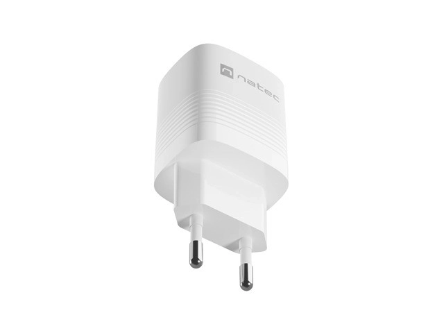 Síťová nabíječka Ribera GAN 1x USB-A + 1x USB-C 30W Bílá