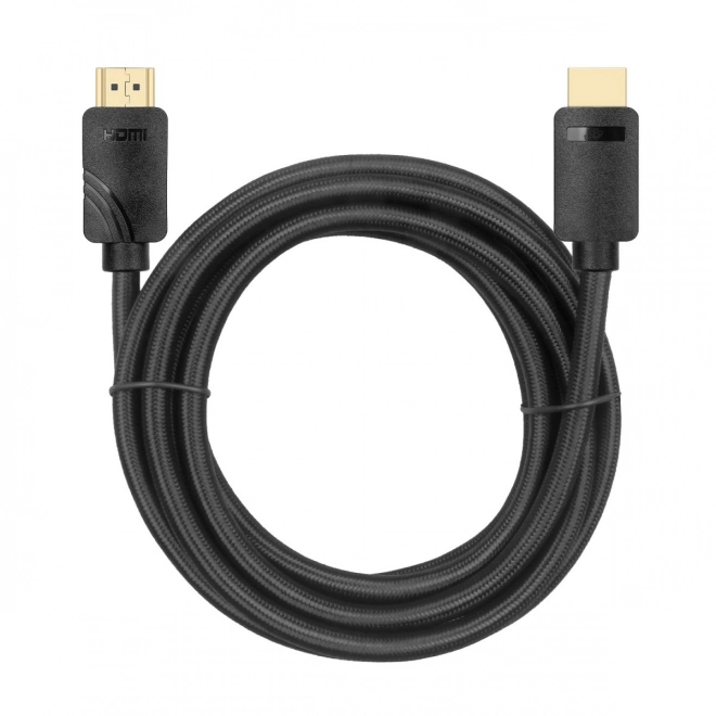 Kabel HDMI v 2.1 premium 3m 8K černý Určeno pro hráče her
