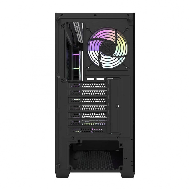 Počítačová skříň Darkflash DS900 (černá) + 7 ventilátorů ARGB