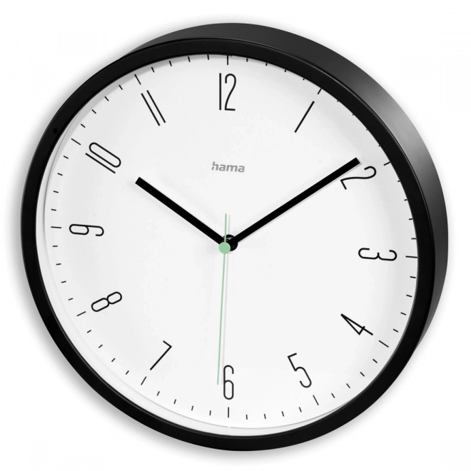Nástěnné hodiny Capri 25 cm černá