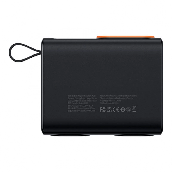 Přenosný kompresor Baseus Mega EnergyPump se svítilnou 6000 mAh