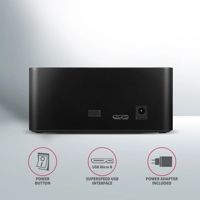 Dokovací stanice ADSA-SN, USB 3.2 Gen 1 - 1x SATA 6G 2,5"/3,5" SSD/HDD