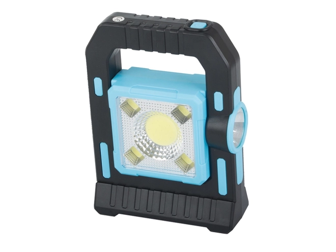 Solární LED kempovací světlomet s powerbankou