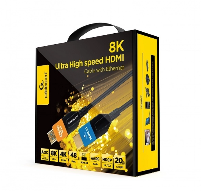 Ultra vysokorychlostní kabel HDMI řady AOC 8K 20M