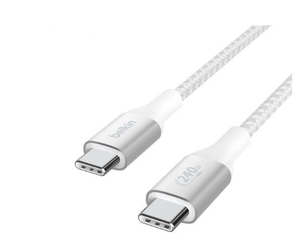 BoostCharge USB-C/USB-C kabel 240W 1m bílý