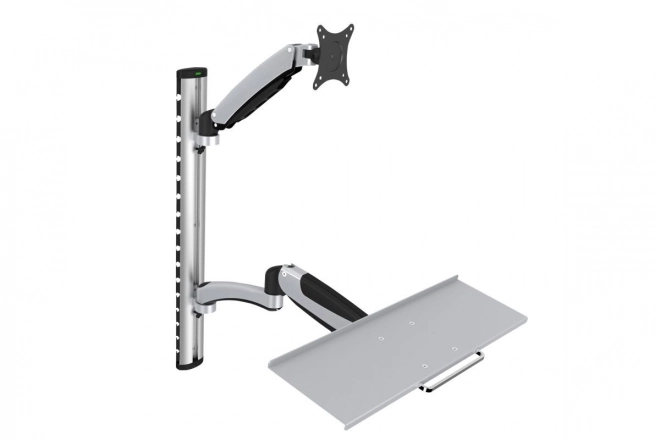 Nástěnné rameno pro monitor a klávesnici, max. 27", max. 8kg, otočné 360°