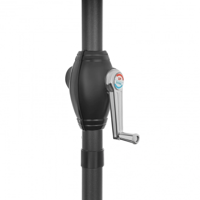 Skládací zahradní balkonový deštník 210 cm šedý