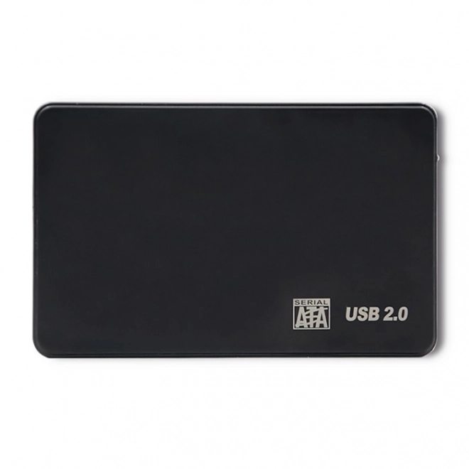 2,5" SATA3 HDD/SSD kryt | USB 2.0 | Černá barva