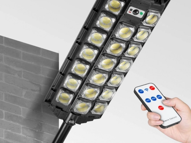 Solární LED pouliční lampa s dálkovým ovládáním