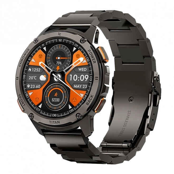 Chytrý hodinky Maxcom FW110 Titan Chronos černý