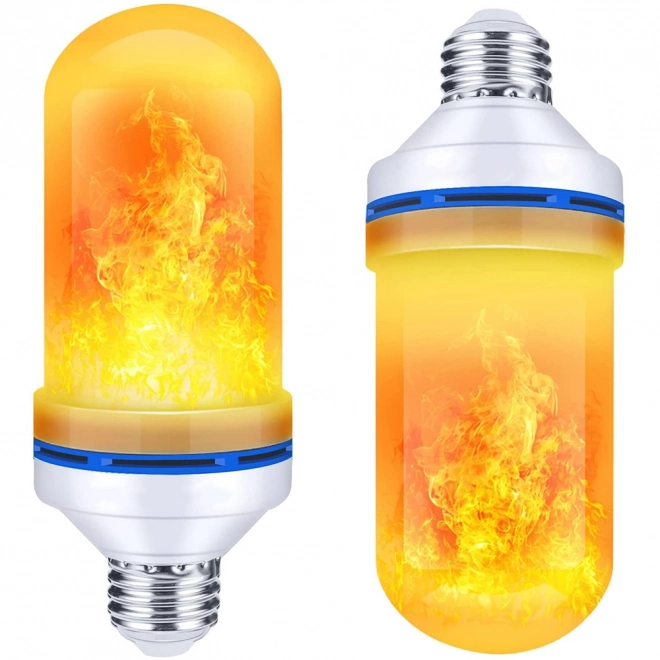 Led žárovka s efektem živého plamene e27 9w