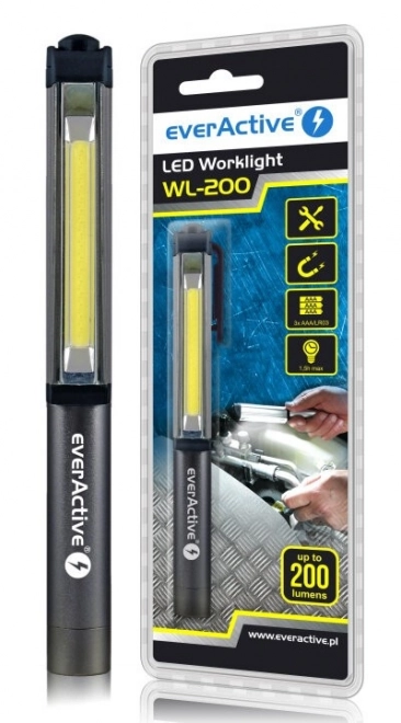 Dílenská kontrolní LED svítilna everActive WL-200 3W COB