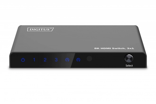 Přepínač HDMI 8K 3x1 s dálkovým ovládáním