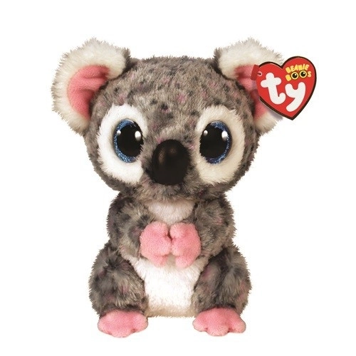 Boos maskot šedá koala Karli 15 cm