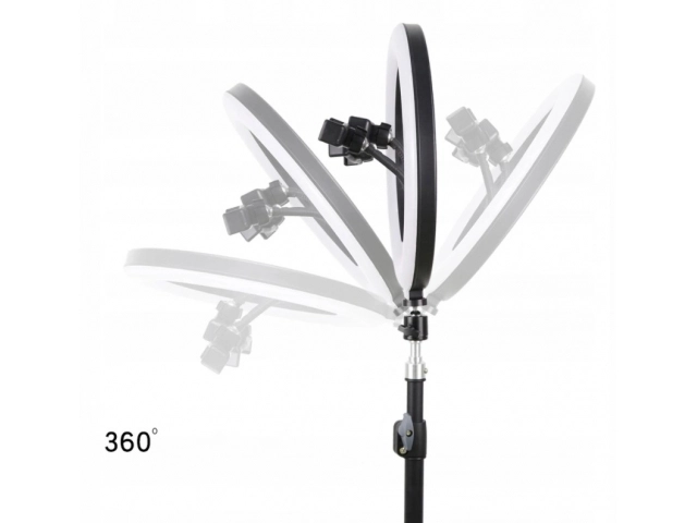 Prstencová kruhová lampa na fotky a natáčení - 220 cm