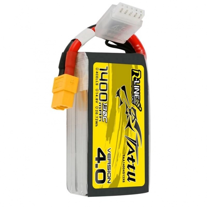 Baterie Tattu R-Line 4.0 1400mAh 14,8V 130C 4S1P XT60