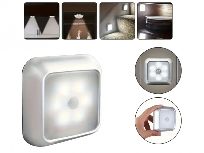 Samolepicí LED noční světlo s detektorem pohybu