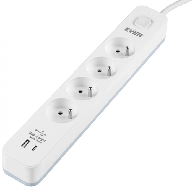 Přepěťová ochrana PROTECT 4PL 1A1C USB T/LZ12-PRO015/1000
