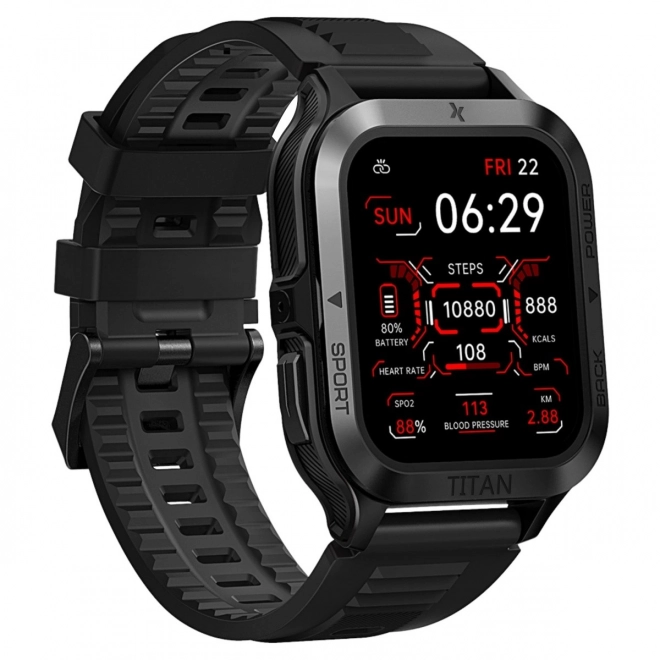 Chytré hodinky Maxcom FW67 Titan Pro grafitové
