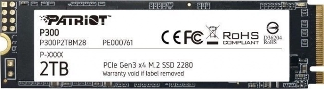 Interní SSD disk Patriot P300 2TB M.2 PCIe NVMe