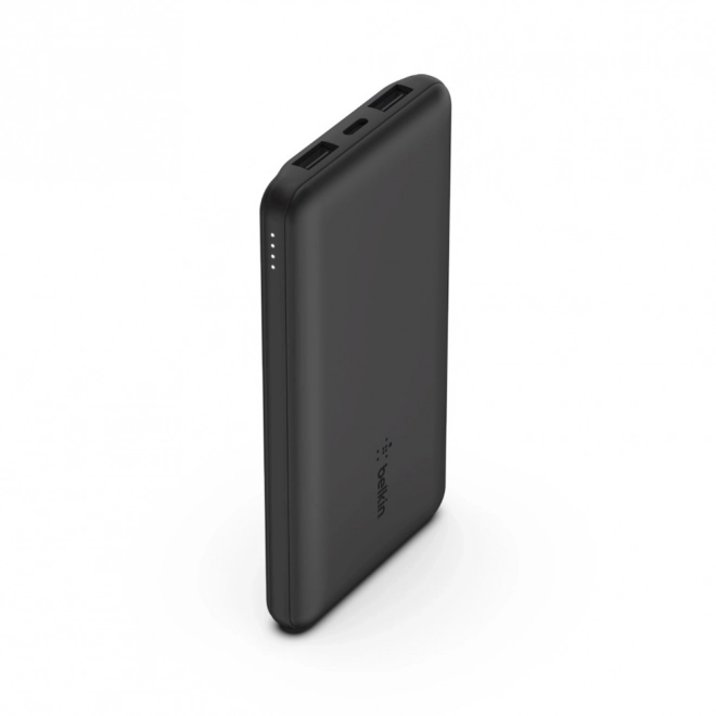 Powerbank 10 000mAh s USB A a C 15W černý