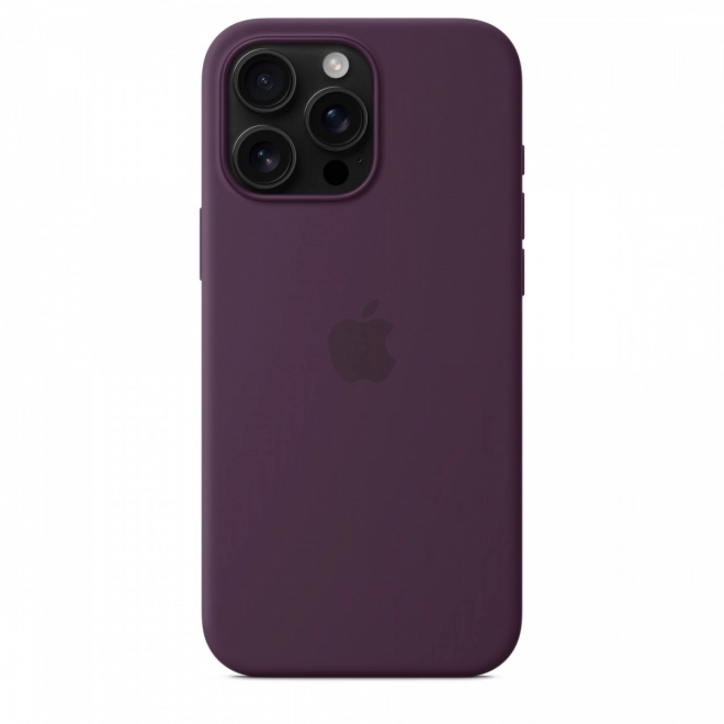 Silikonové pouzdro s MagSafe pro iPhone 16 Pro Max - zralá švestka