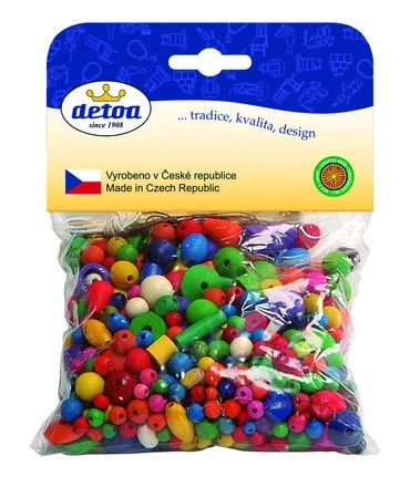 Mix barevných perlí Detoa 100g