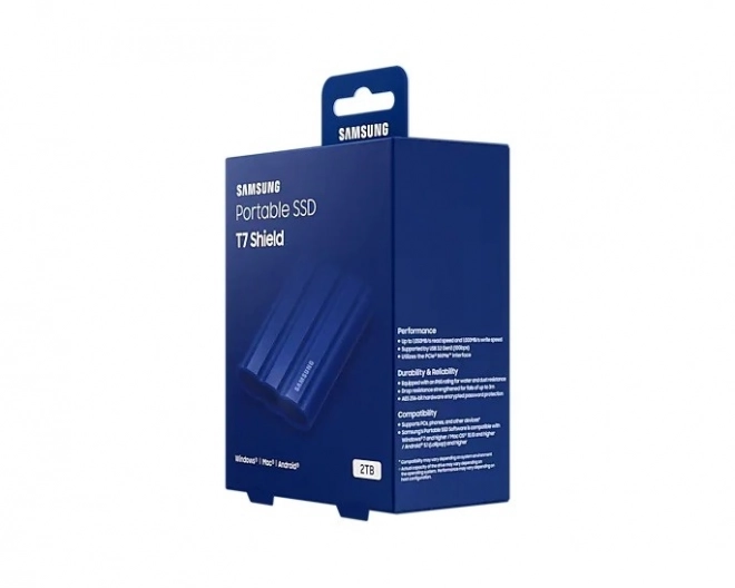 T7 Shield 2TB USB 3.2 SSD, modrý