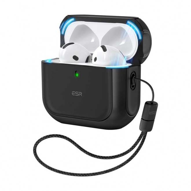 Hybridní pouzdro pro AirPods 4 černé