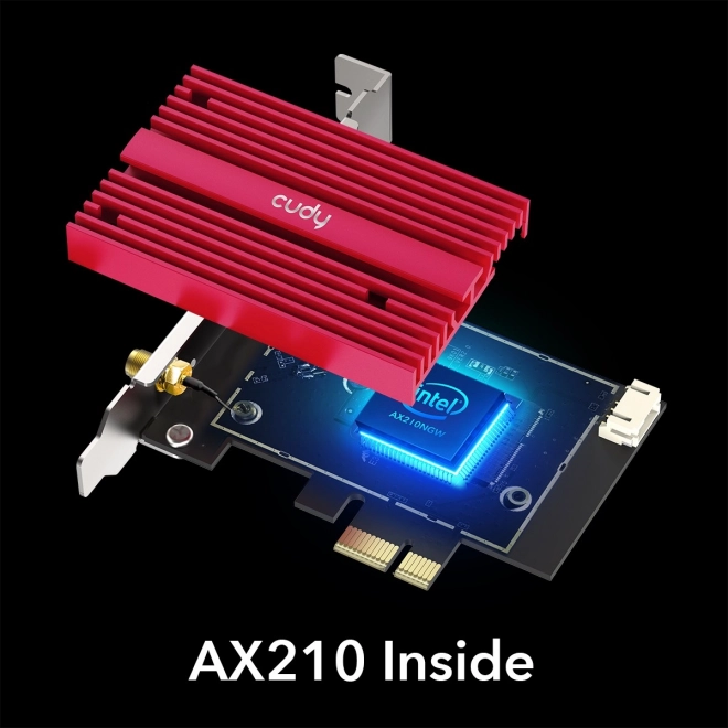 Síťová karta WE3000S WiFi AX5400 PCI-E