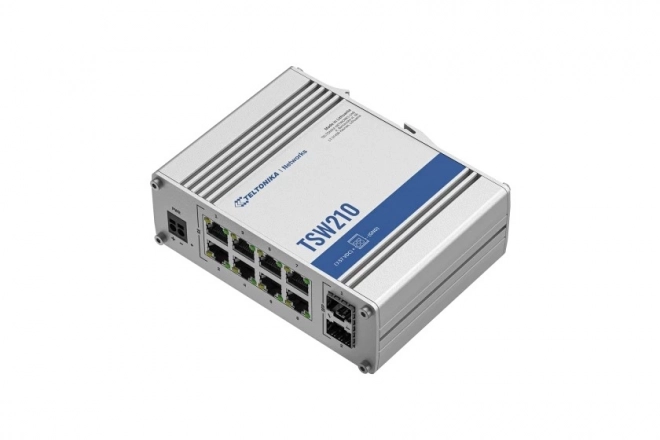 Průmyslový ethernetový switch Teltonika TSW210 2xSFP 8xGbE DIN lišta