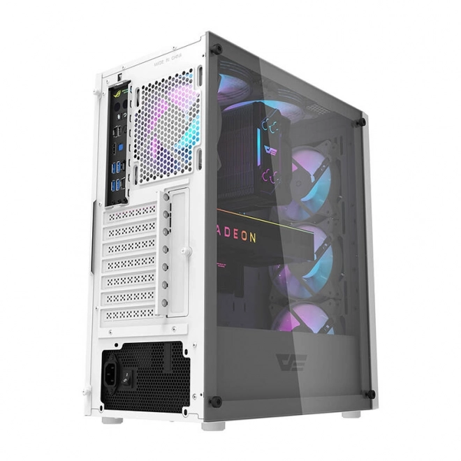 Počítačová skříň Darkflash DK352 Mesh bílá