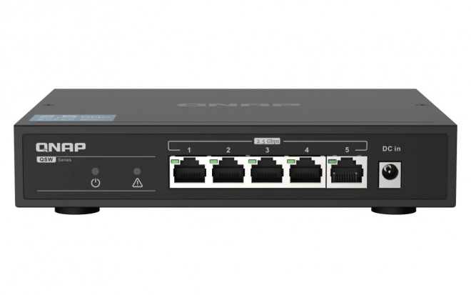 Síťový přepínač QNAP QSW-1105-5T s 5 porty 2,5 GbE