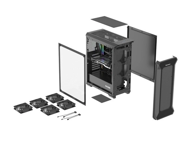 Skříň Genesis Irid 505F s oknem USB 3.0