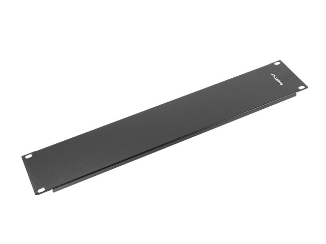 Zašlepovací panel do rackové skříně 19'' 2U černý