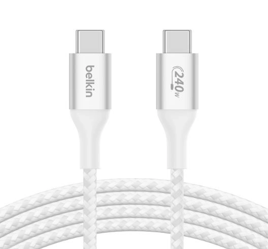 BoostCharge USB-C/USB-C kabel 240W 1m bílý