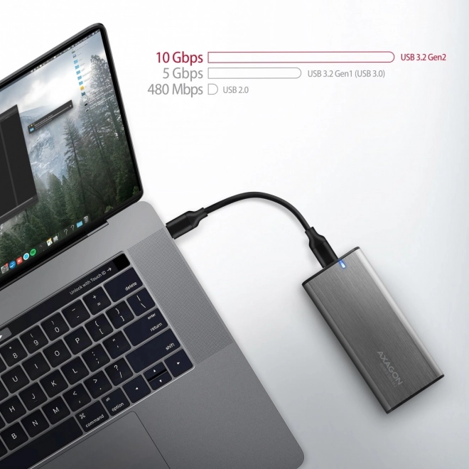 Univerzální hliníkové pouzdro pro SSD disky