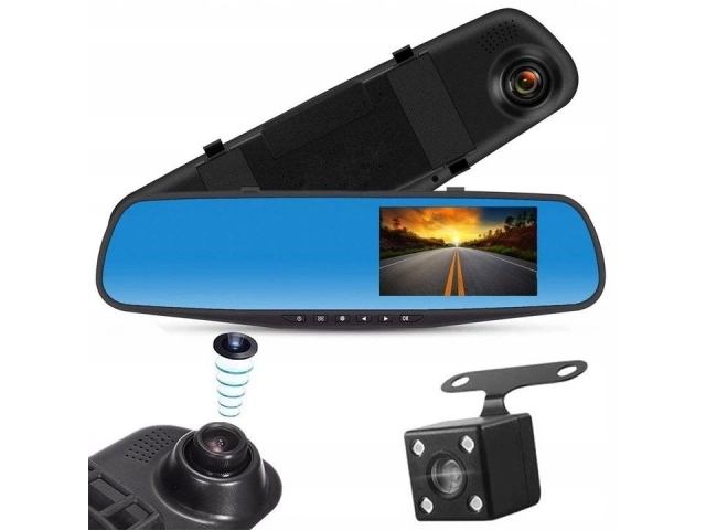 Full HD inteligentní zpětné zrcátko s parkovací kamerou a záznamníkem - 32 GB