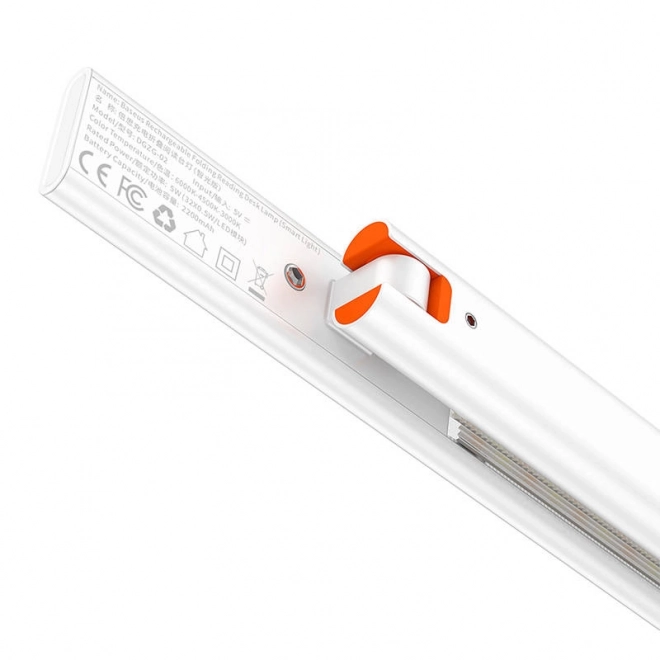 Skládací stolní lampa Baseus Smart Eye dobíjecí (bílá)