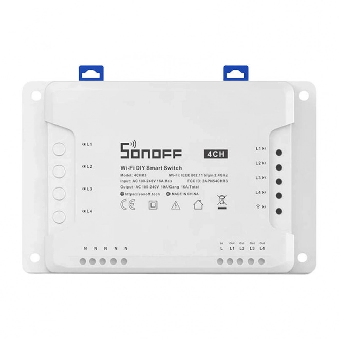 Chytrý spínač SONOFF 4CHR3