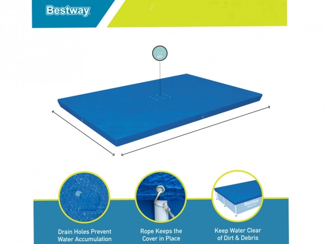 Ochranná plachta na bazén Bestway 224 x 154 cm